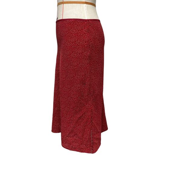 Vintage Blue Womens Size 7 Red Polka Dot Skirt - Picture 4 of 6